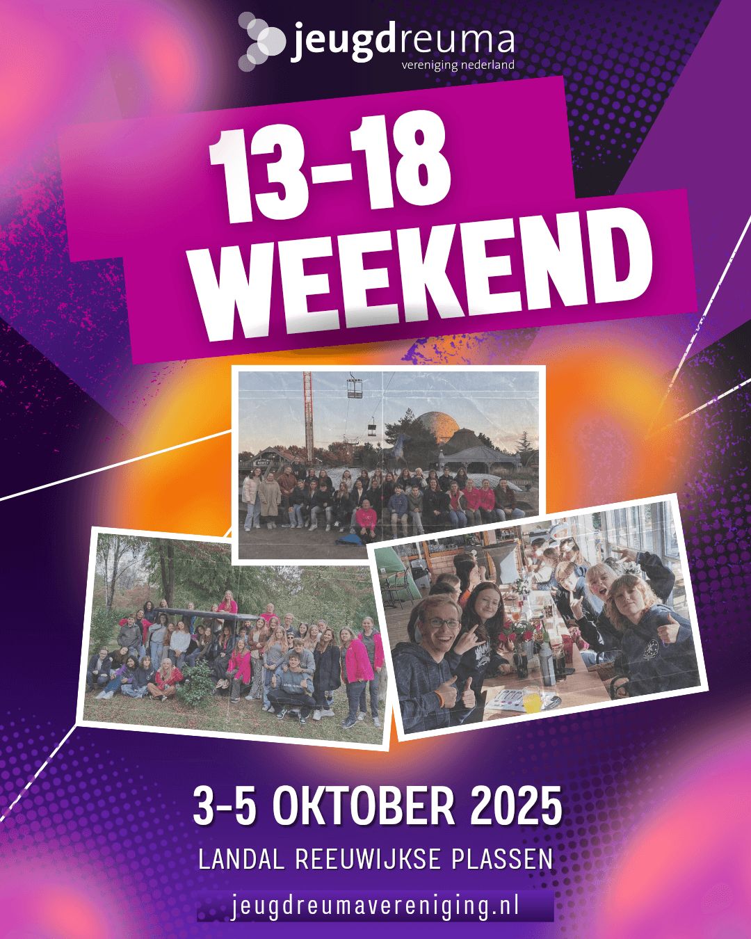 Weekend jongeren 13-18 jaar